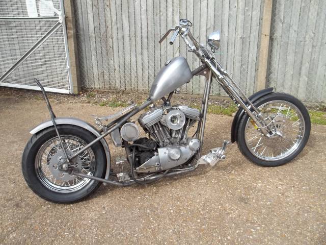 sportster chopper rolling chassis Same size! sportster chopper rolling chas...