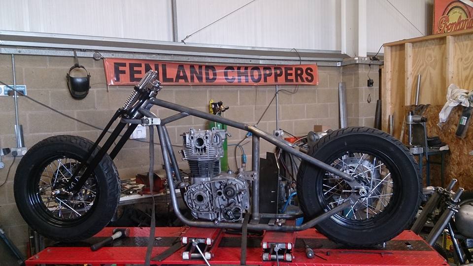 Xs650 rigid shop frame